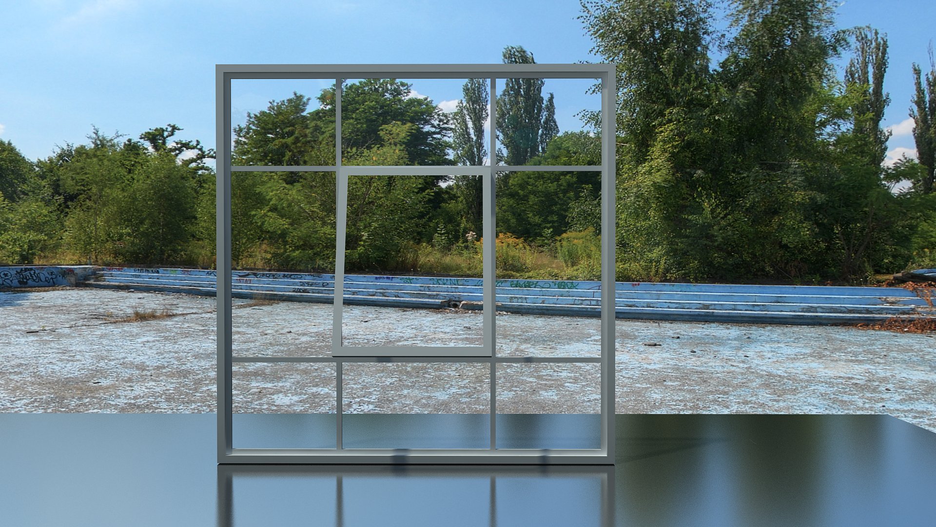 Vách kính mặt dựng